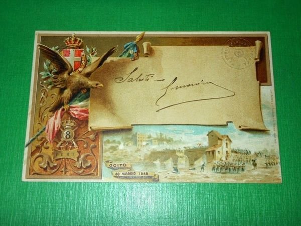 Cartolina Militaria - 8° Reggimento Fanteria 1904