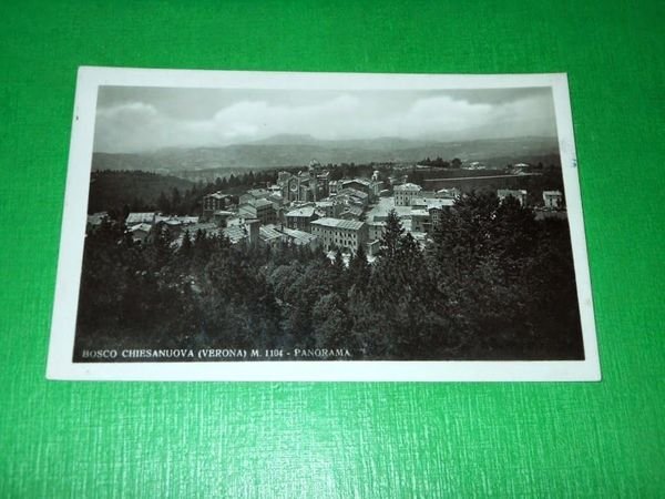 Cartolina Bosco Chiesanuova ( Verona ) - Panorama 1935