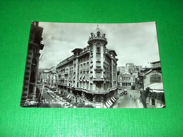 Cartolina Savona - Via Pertinace 1951