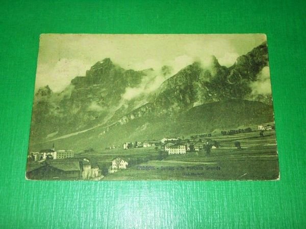Cartolina Cadore - S. Vito e Forcella Grande 1913 | Immagine principale