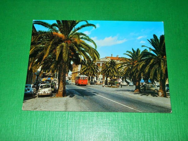 Cartolina Borghetto Santo Spirito - Via Aurelia e Piazza della …