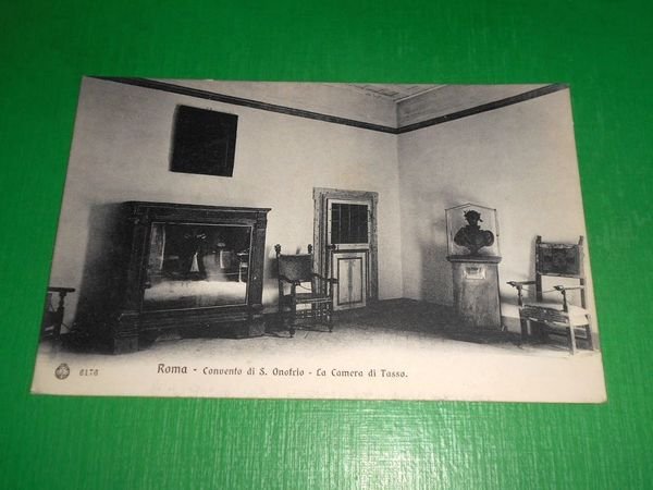 Cartolina Roma - Convento di S. Onofrio - La camera …