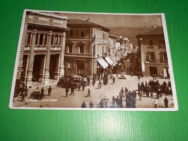 Cartolina Terni - Corso Tacito 1931