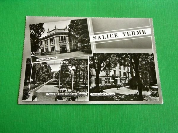 Cartolina Salice Terme - Vedute diverse 1959