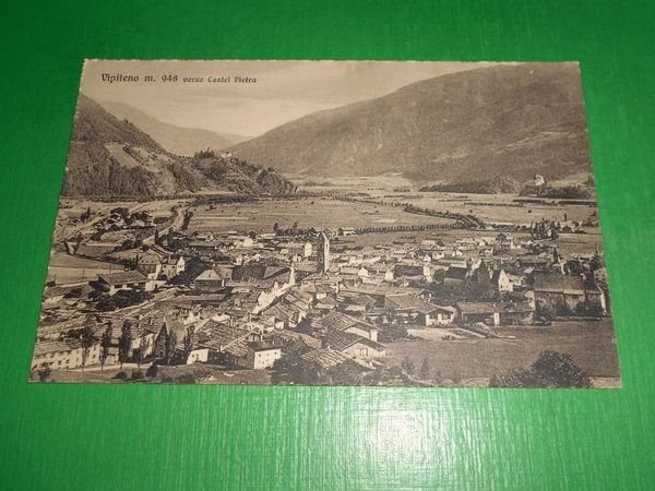 Cartolina Vipiteno verso Castel Pietra - Panorama 1920 ca