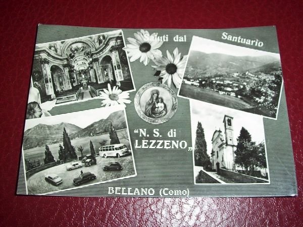 Cartolina Bellano ( Como ) - Santuario N. S. di …