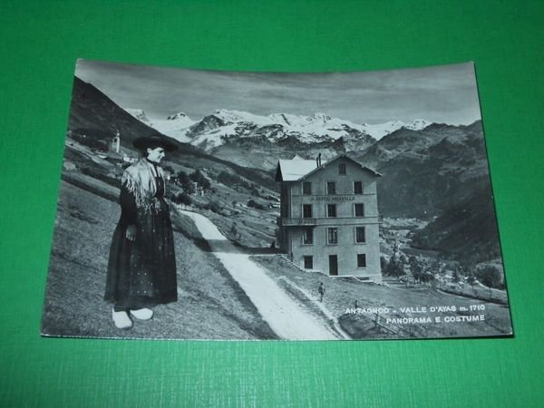 Cartolina Antagnod - Valle d' Ayas - Panorama e Costume …