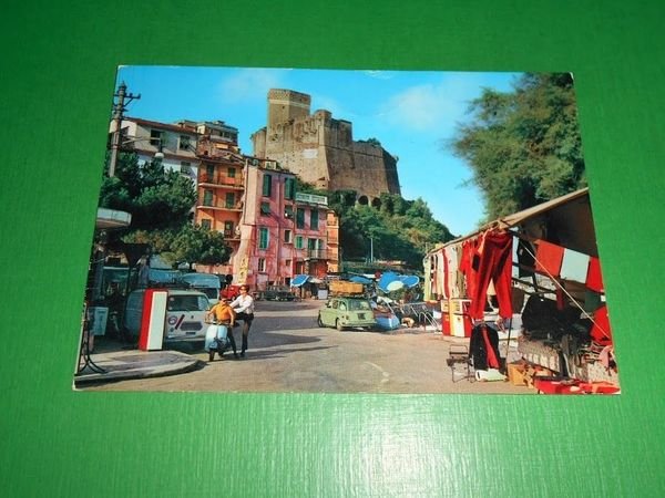 Cartolina Lerici - Giorno di mercato 1965 ca