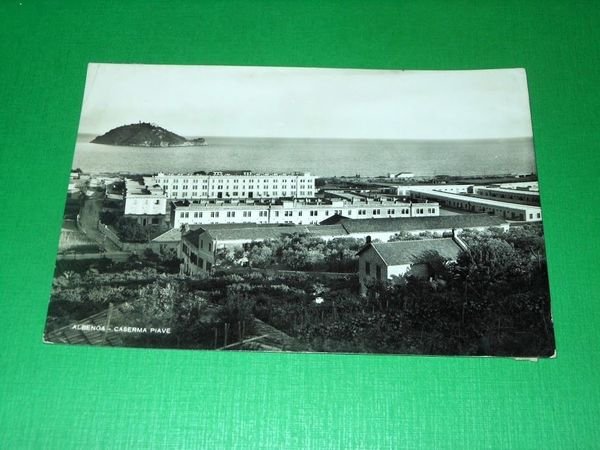 Cartolina Albenga - Caserma Piave 1949