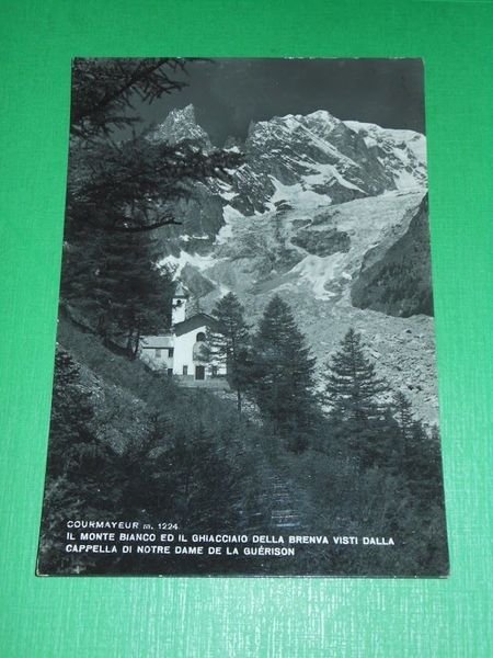 Cartolina Courmayeur - Il Monte Bianco ed il ghiaccio della … | Immagine principale