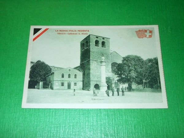 Cartolina La nuova Italia Redenta - Trieste - Cattedrale S. …