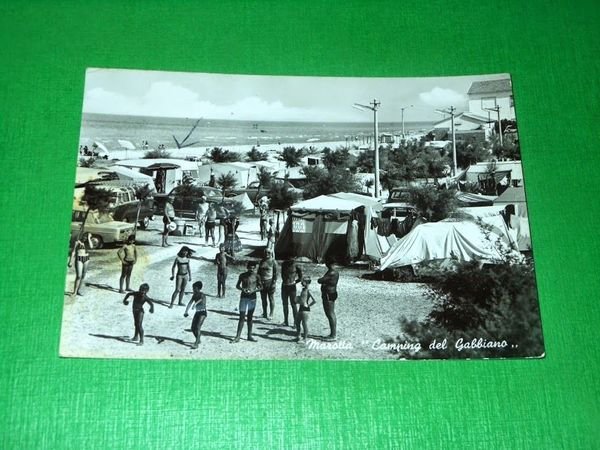 Cartolina Marotta -- Camping del Gabbiano -- 1968