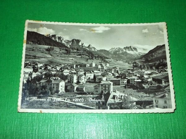 Cartolina Moena di Fassa - Dolomiti - Panorama 1958