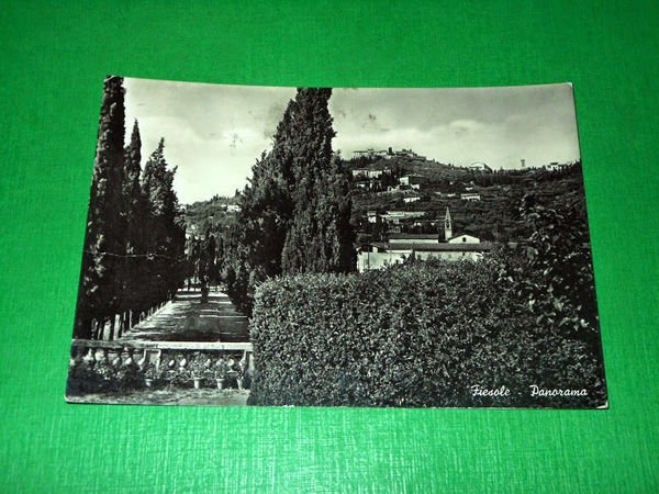 Cartolina Fiesole - Panorama 1957