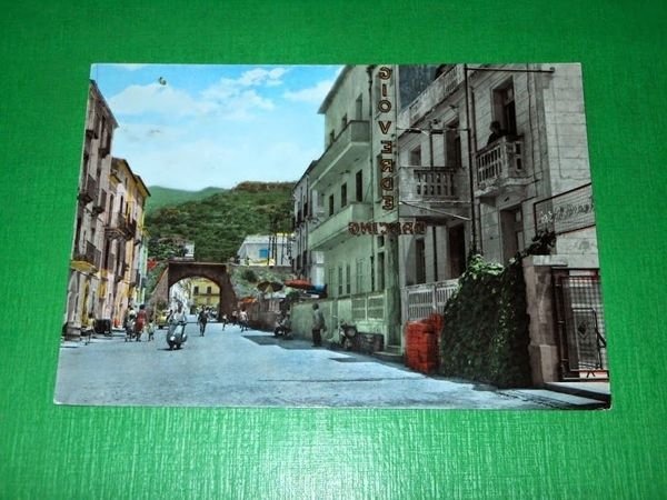 Cartolina Fuscaldo Marina - Via Mergellina 1962