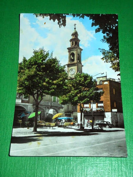 Cartolina Pianello Val Tidone - Piazza Centro 1965