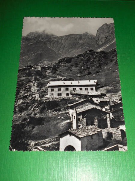 Cartolina Casteldelfino ( Cuneo ) - Casa Alpina Excelsior 1959