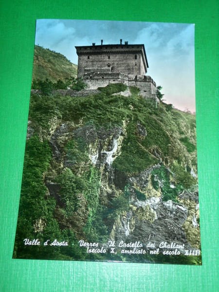Cartolina Valle d' Aosta - Verres - Il Castello dei …