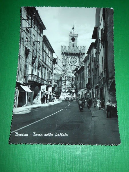 Cartolina Brescia - Torre della Pallata 1950 ca