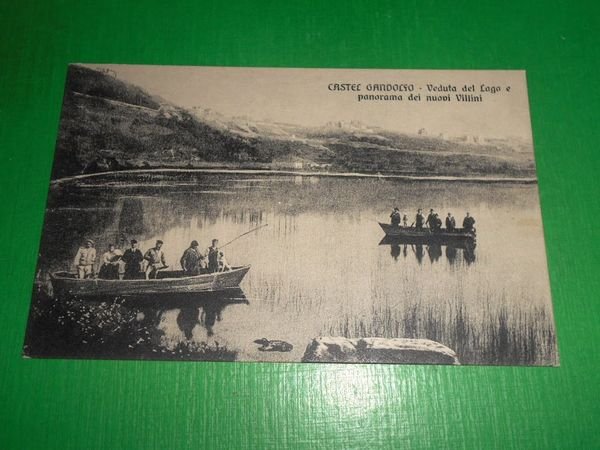 Cartolina Castel Gandolfo - Veduta del Lago e panorama dei …