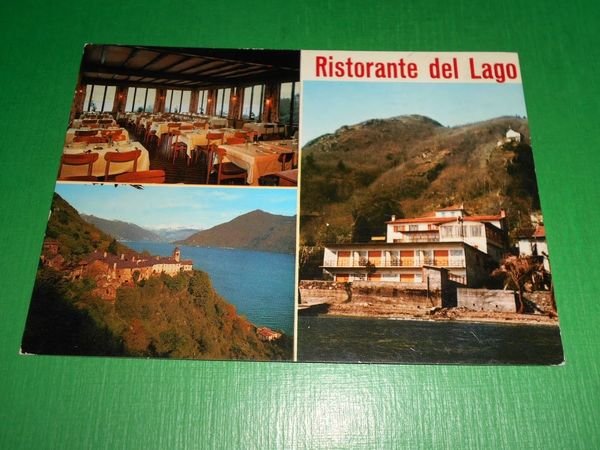 "Cartolina Carmine di Cannobio - Ristorante "Del Lago" 1970 ca"