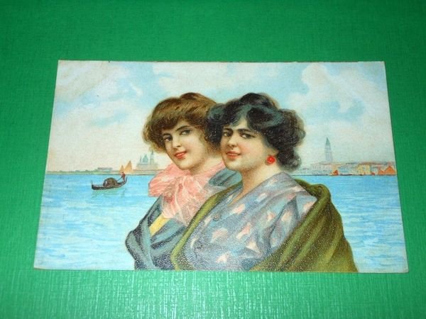 Cartolina Venezia - Cartolina illustrata 1910 ca
