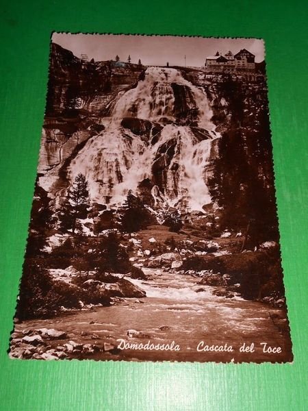 Cartolina Domodossola - Cascata del Toce 1940 ca