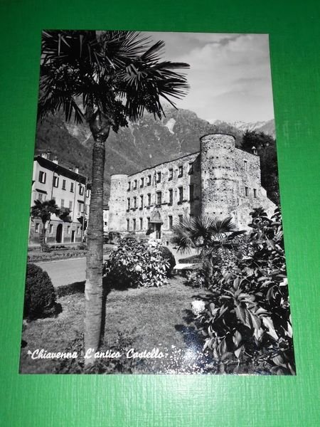 Cartolina Chiavenna - L'antico Castello 1955 ca
