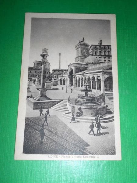 Cartolina Udine - Piazza Vittorio Emanuele II 1935 ca