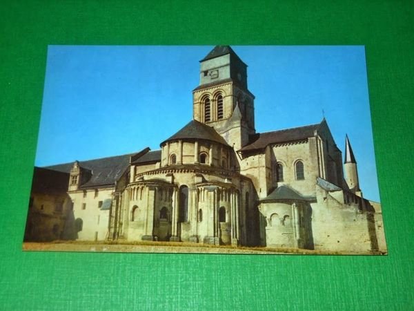 Cartolina Francia - Fontevrault - Chevet de l' église abbatiale …