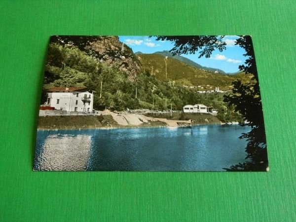 Cartolina Lenna - La diga imbottigliamento Acqua Minerale Stella Alpina …