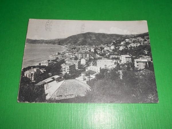 Cartolina Alassio ( Savona ) - Panorama 1954