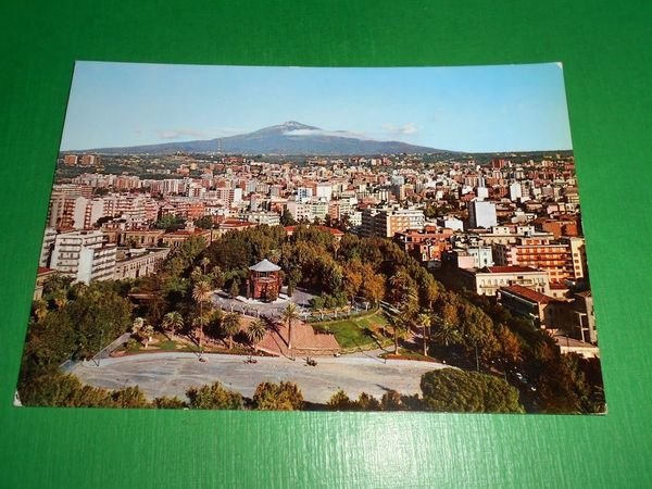 Cartolina Catania - Panorama con Etna 1960 ca