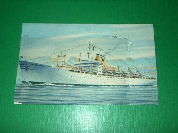 Cartolina Navigazione Soc. Trasporti Marittimi SITMAR Genova - Castel Verde
