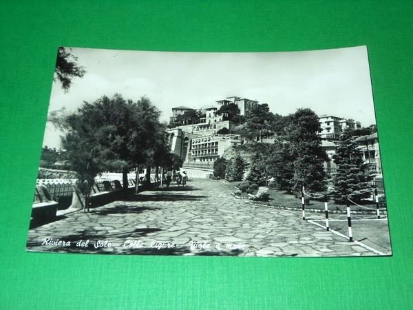 Cartolina Celle Ligure - Riviera del Sole - Viale a …