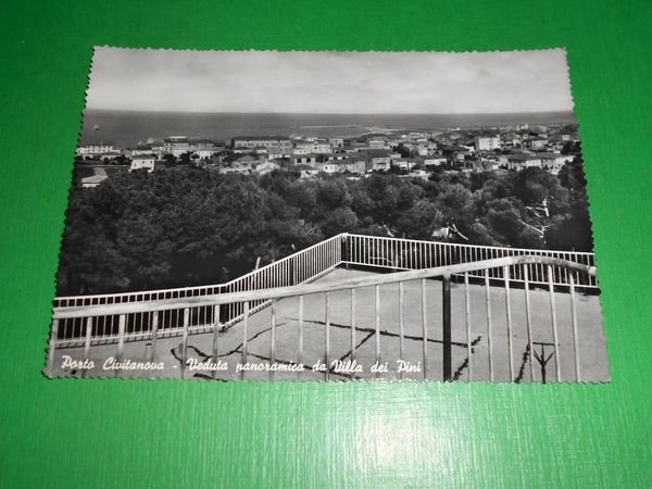 Cartolina Porto Civitanova - Veduta panoramica da Villa dei Pini …