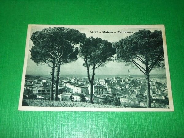 Cartolina Matera - Panorama 1930 ca