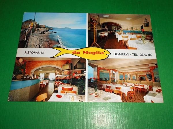 Cartolina Genova Nervi - Ristorante da Moglia 1965 ca