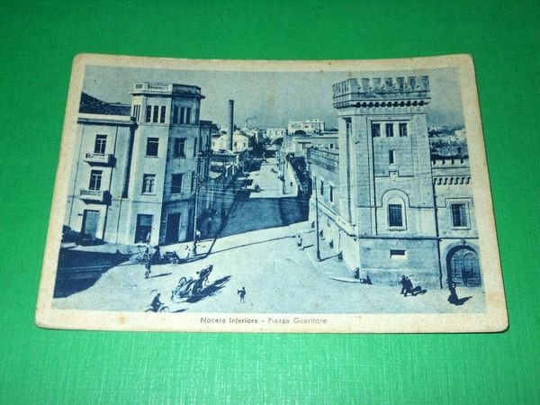 Cartolina Nocera Inferiore - Piazza Gueritore 1949