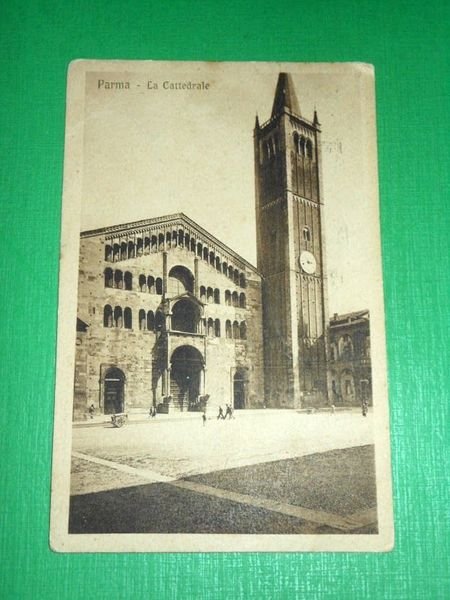 Cartolina Parma - La Cattedrale 1924
