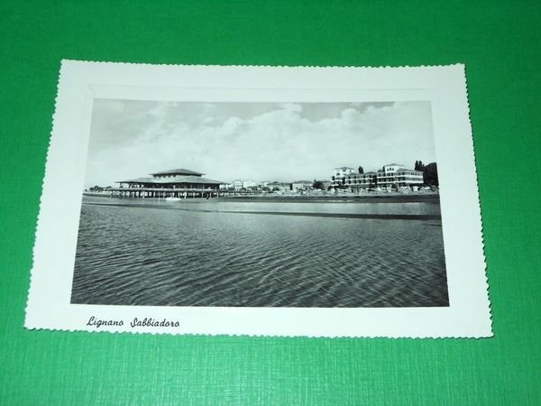 Cartolina Lignano Sabbiadoro - Scorcio panoramico 1957