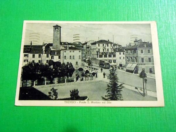 Cartolina Treviso - Ponte S. Martino sul Sile 1934