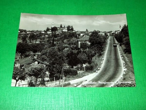 Cartolina Castelletto Monferrato - Panorama 1953