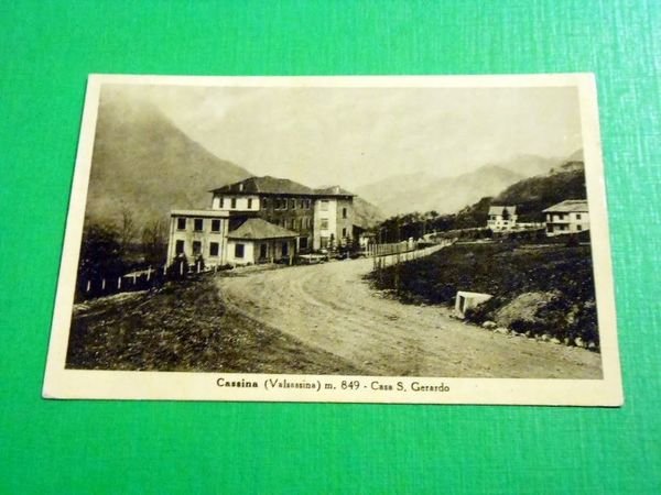 Cartolina Cassina ( Valsassina ) - Casa S. Gerardo 1946