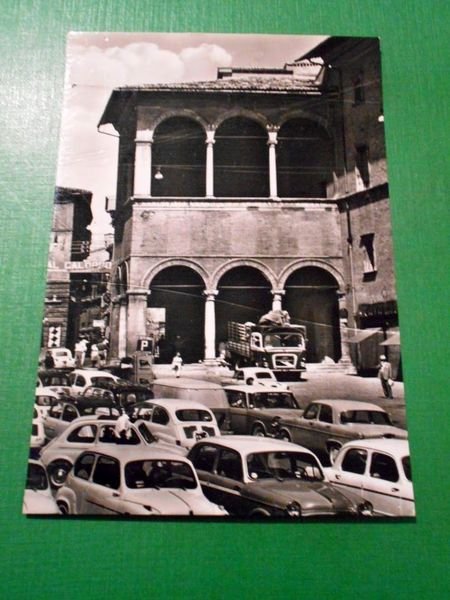 Cartolina Macerata - Piazza della Libertà e Loggia dei Mercanti …