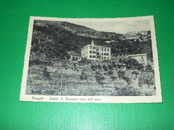 Cartolina Varigotti - Istituto S. Francesco visto dal mare 1954