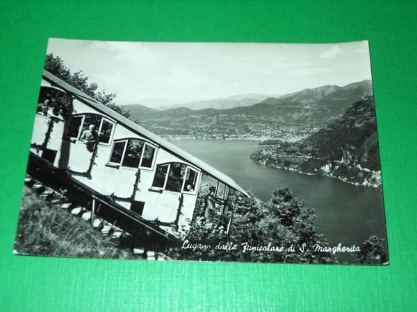 Cartolina Lugano visto dalla Funicolare di S. Margherita ( Valsolda …
