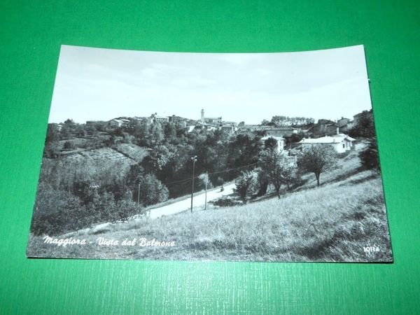 Cartolina Maggiora ( Novara ) - Vista dal Balmone 1971