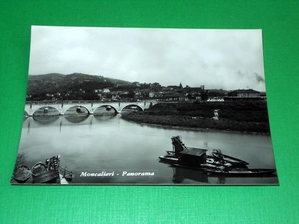 Cartolina Moncalieri - Panorama 1955 ca