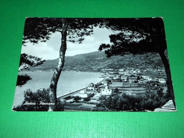 Cartolina Andora - Panorama 1954
